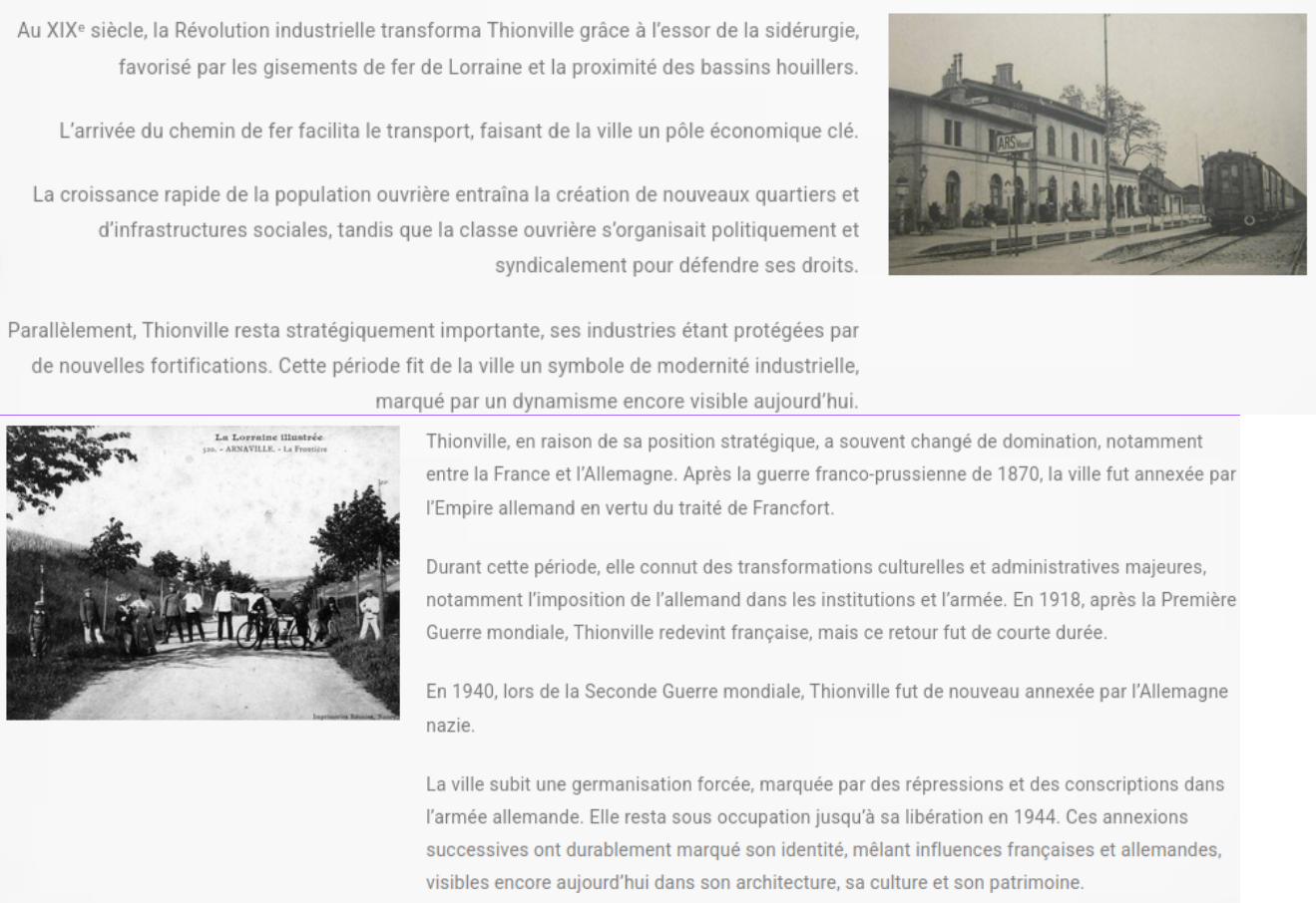 Section Historique